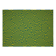 Bitmap Zoom In Yellow and Green Throw