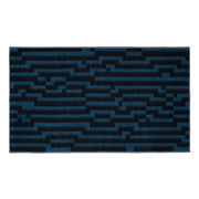 Bitmap Dark Blue Waves Beach Towel