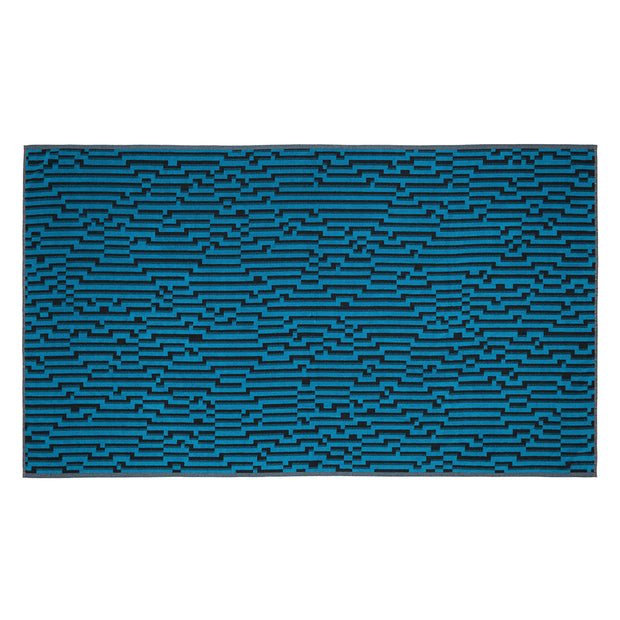 Bitmap Mini Blue Waves Beach Towel
