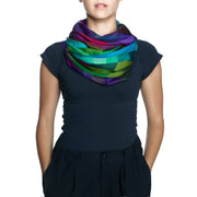 Pixel Motion Coloured Scarf