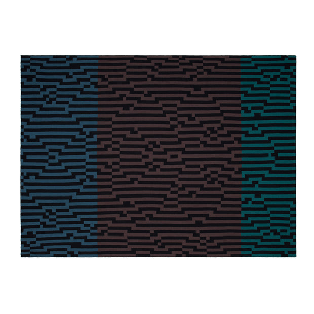 Bitmap Zoom Out Mint Blue Throw