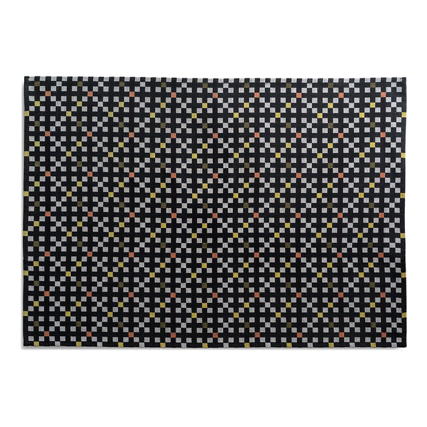 Mosaic Black Tea Towel